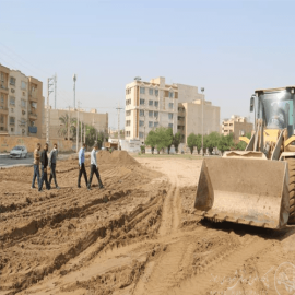 خاکریزی در شهر دماوند